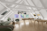 Visualisierung Atelier - Feldblick statt Großstadtlärm
