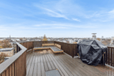 Dachterrasse - Möbliertes Penthouse auf zwei Ebenen in Uhlenhorst