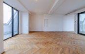 Wohnzimmer - Berlin, aber besser – exklusives Penthouse mit Weitblick